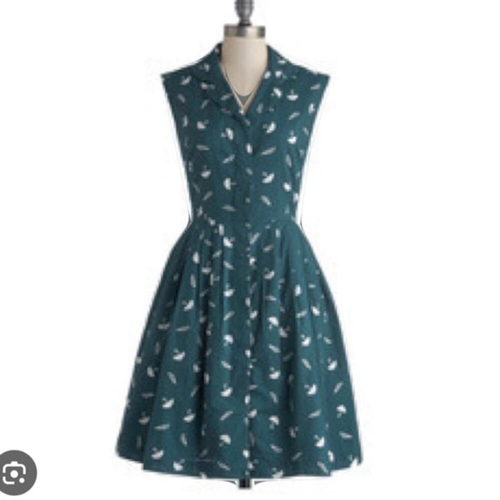 Emily and Fin emilyandfin Anthropologie Umbrella Shirt Button Up Dress XXS